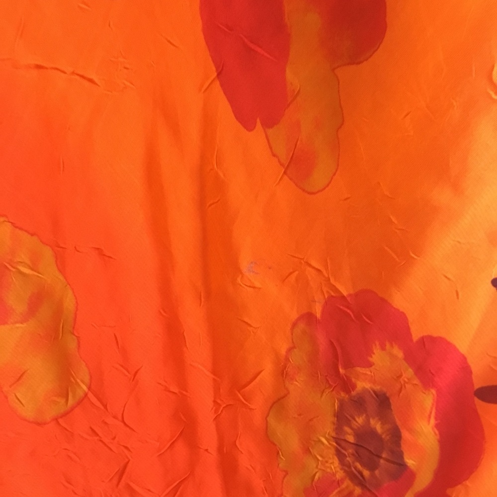 Beautiful Flowered Dress - Orange - Picture 4 of 5